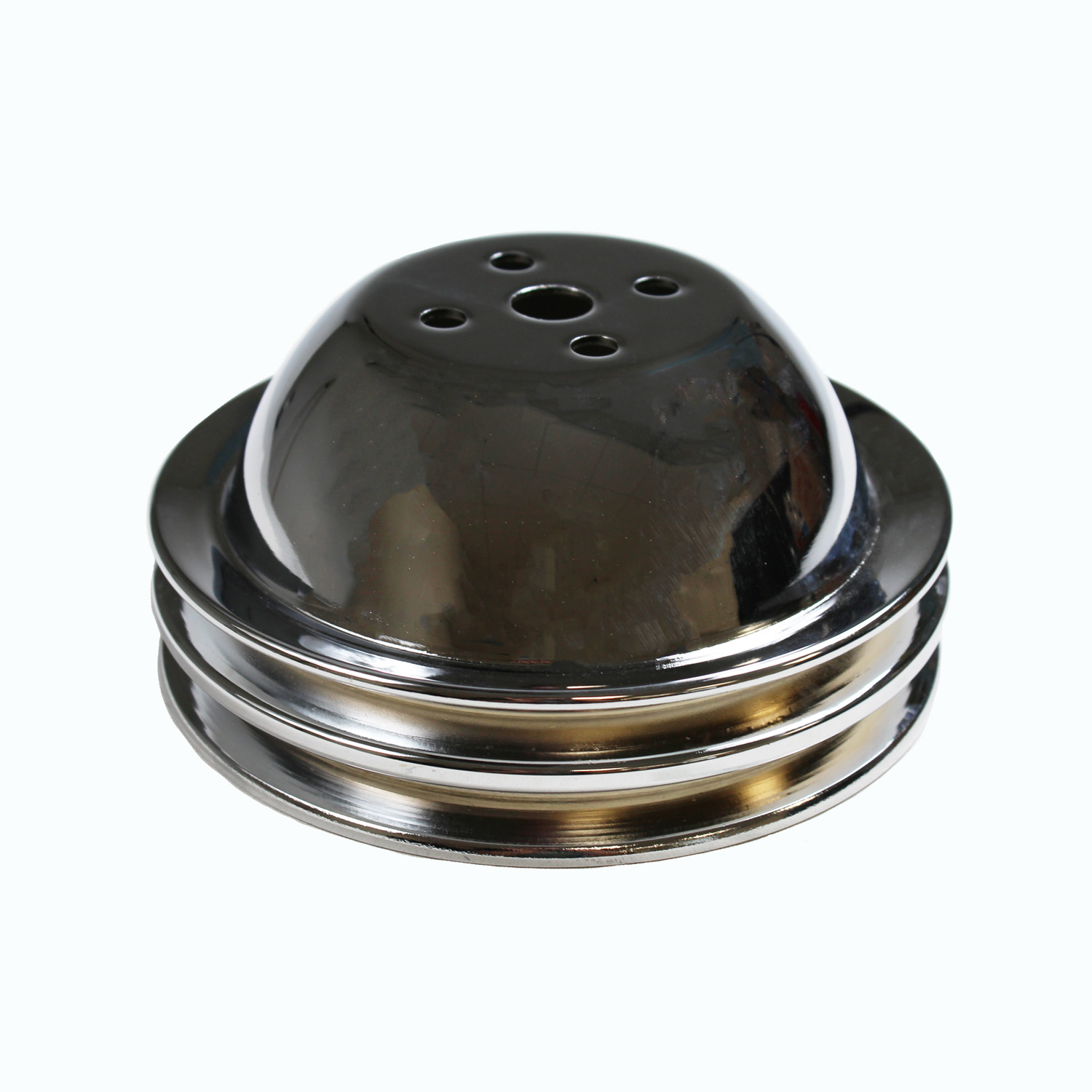 Power Products, Water Pump Steel Pulley, Chevrolet Big Block, Short Water Pump, Double Groove