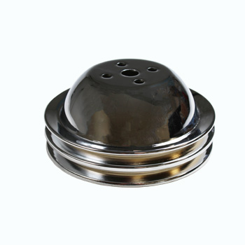 Power Products, Water Pump Steel Pulley, Chevrolet Big Block, Short Water Pump, Double Groove