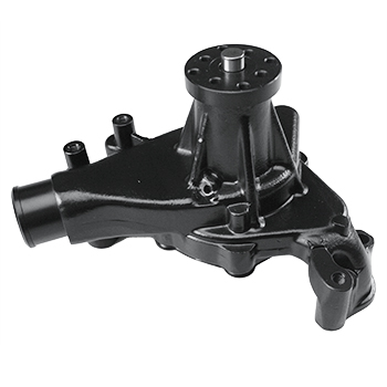 Power Products, Aluminum Water Pump, Chevrolet Small Block, Long Style, Black, Sold as Each