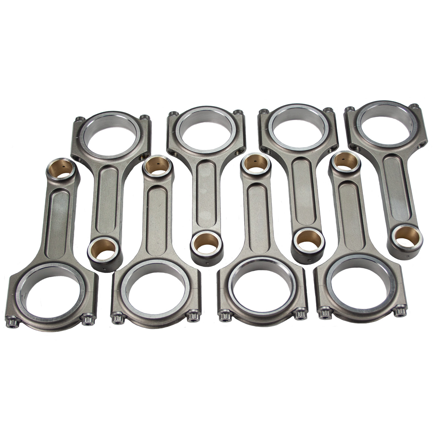 Power Products, Competition Series 4340 Forged I-Beam Connecting Rods, Chev BB, 6.135