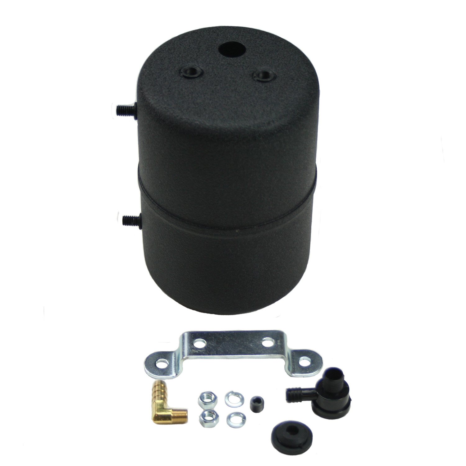 Power Products, Vacuum Reservoir, Black Textured Finish