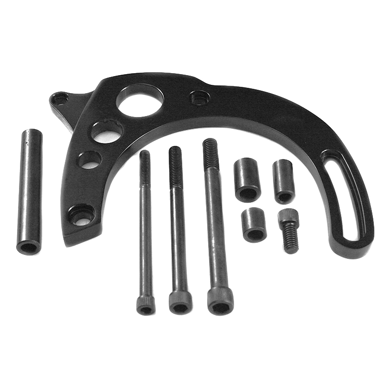 Power Products, Billet Aluminum Alternator Brackets, Ford 429/460, Black