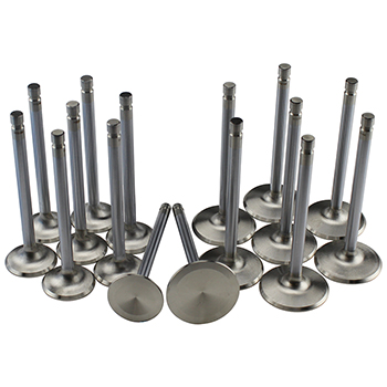 Power Products, Stainless Steel Performance Valve Set, Chev SB, 11/32