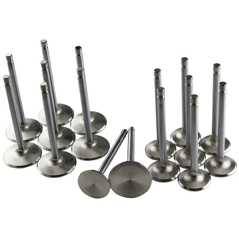 Power Products, Stainless Steel Performance Valve Set, Chev SB, 11/32