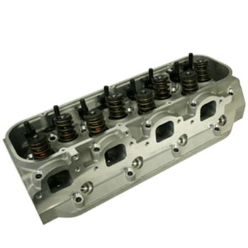 Power Products, Cylinder Head, Chev BB, Aluminum, 335/122cc, Assembled, Hyd./Mechanical Flat Tappet, Pair