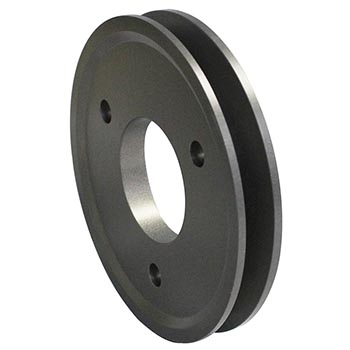 Powermaster, Hard Coated Lightweight Aluminum Crankshaft Pulley, Chevrolet Big Block, Single Groove
