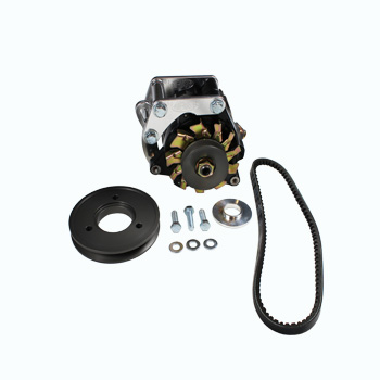 PowerMaster, Pro Series Racing Alternator Kit, Chev SB, Snug Mid-Mount, 100 Amp, CS121 Case