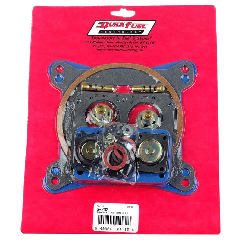 Quick Fuel, Carb Rebuild Kit, 4150 Holley/Proform, Mech Sec