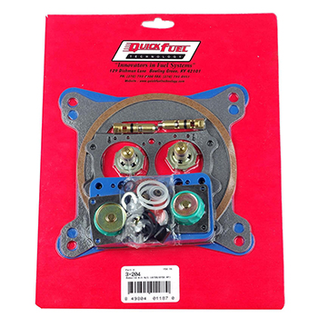 Quick Fuel, Carb Rebuild Kit, 4150 Alcohol Mech. Sec.