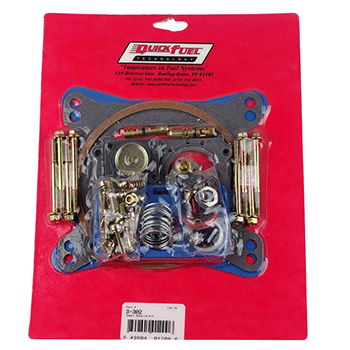 Quick Fuel, Super Non-Stick Rebuild Kit, 4150 Double Pumper 4bbl. 390-580 cfm