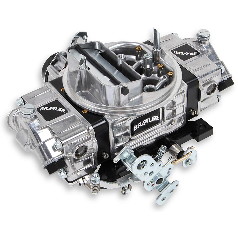 Brawler Mechanical Secondary Street Carburetor, 4 barrel, 650 cfm, Electric Choke