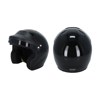 RaceQuip, Helmet, OF25, Open Face, Gloss Black, SA2025