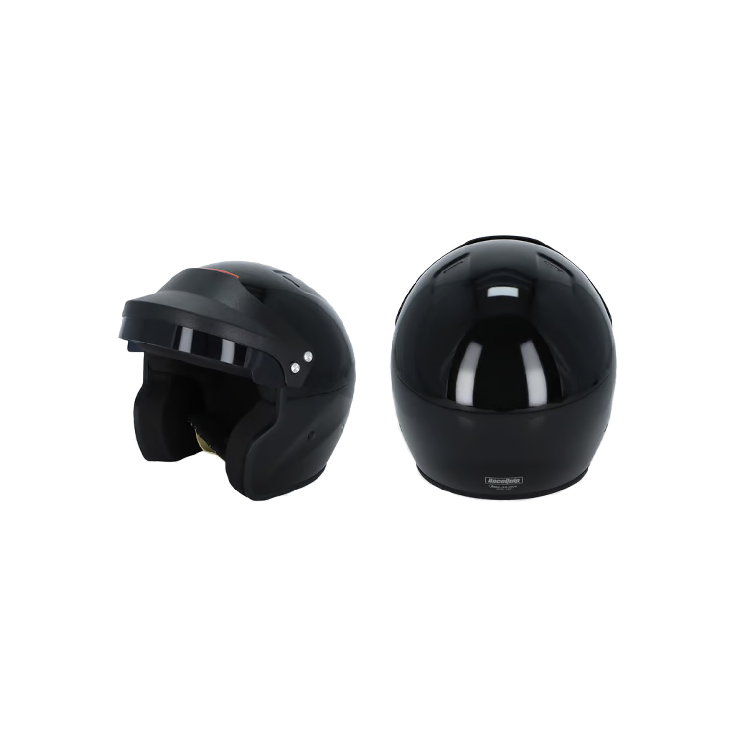 RaceQuip, Helmet, OF25, Open Face, Gloss Black, SA2025