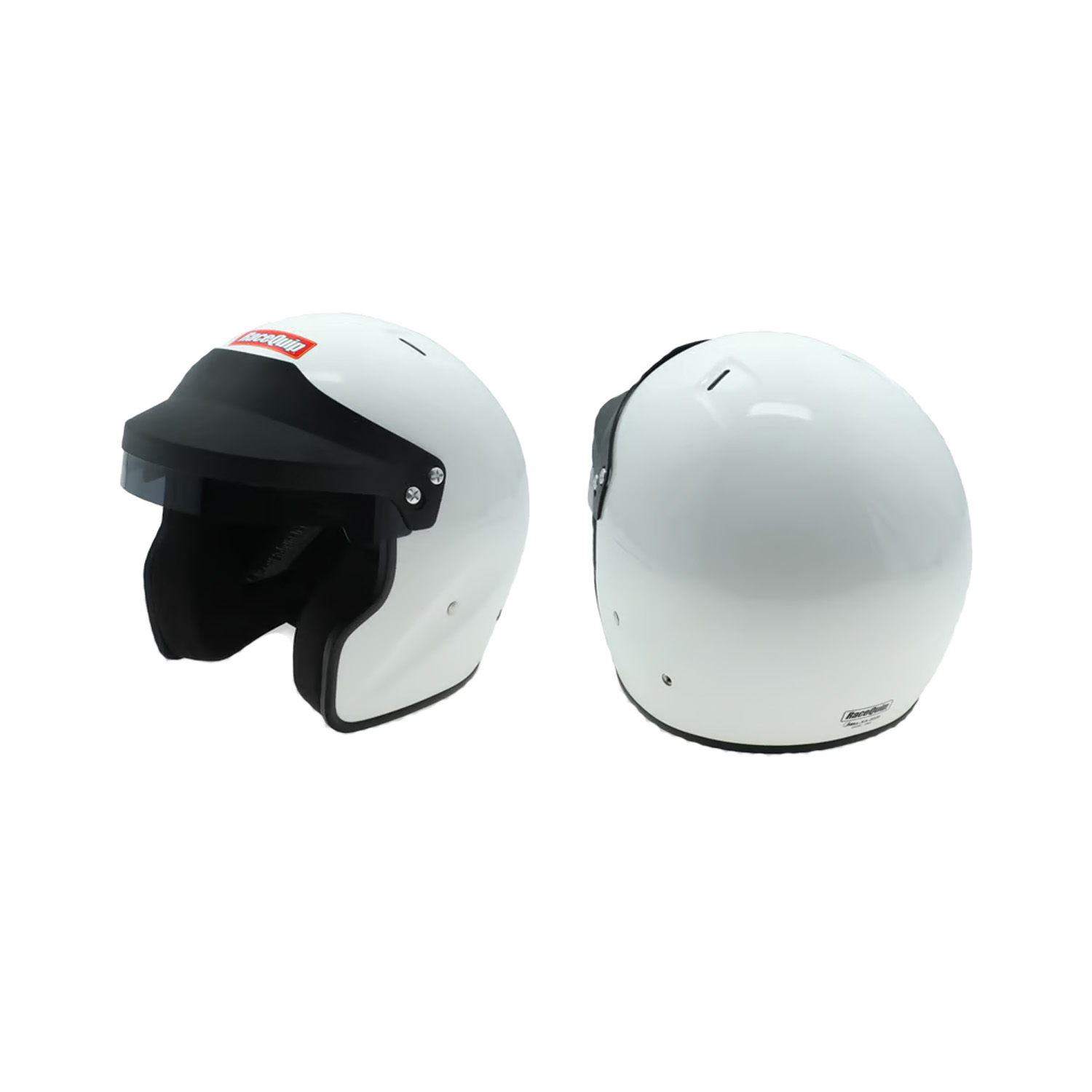 RaceQuip, Helmet, OF25, Open Face, Gloss White, SA2025