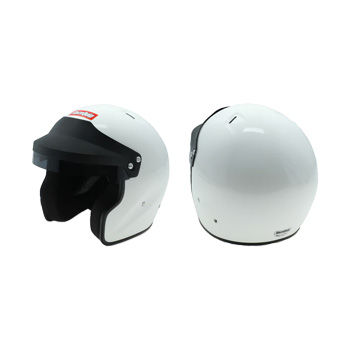 RaceQuip, Helmet, OF25, Open Face, Gloss White, SA2025