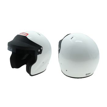 RaceQuip, Helmet, OF25, Open Face, Gloss White, SA2025