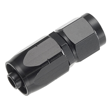 Redhorse, Straight Swivel Seal Hose End, -6 AN, Black