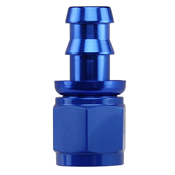 Redhorse, Push Loc Straight End, Socketless, -8 AN, Blue
