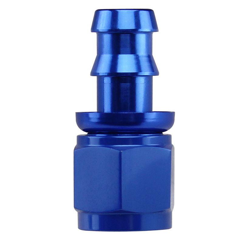 Redhorse, Push Loc Straight End, Socketless, -8 AN, Blue