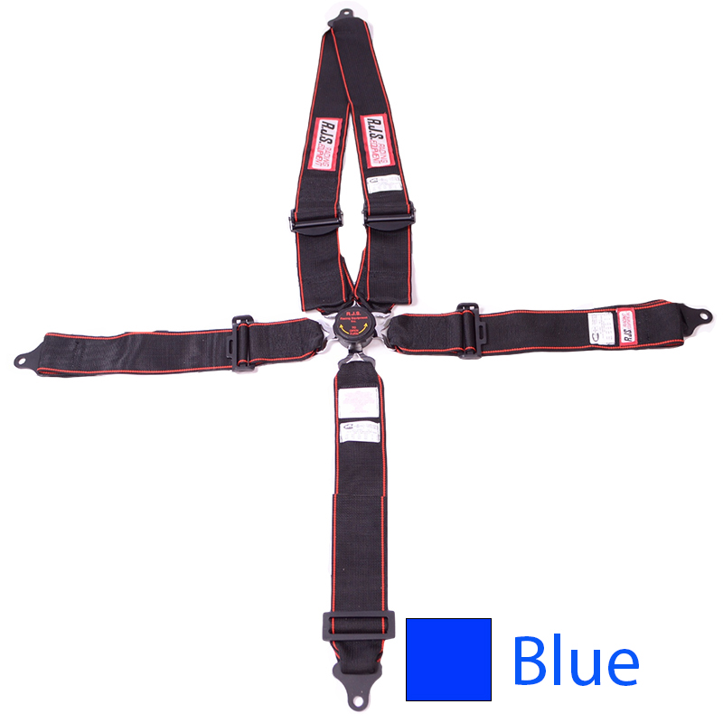 RJS SFI Camlock Harness, 4-Point V-Type Roll Bar Mount, 3