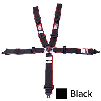RJS SFI Camlock Harness, 5-Point Individual Shoulder Roll Bar Mount, 2