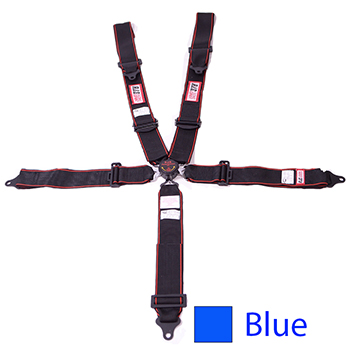 RJS SFI Camlock Harness, 5-Point Individual Shoulder Floor Mount, 3