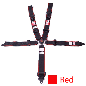 RJS SFI Camlock Harness, 5-Point. Individual Shoulder Roll Bar Mount with 2