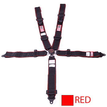 RJS SFI Camlock Harness, 5-Point Individual Shoulder Floor Mount, 2