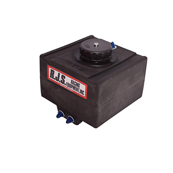 RJS Drag Race Fuel Cell, 5 Gallon Horizontal, Aircraft Style Flush Mount Cap, Sold as Each