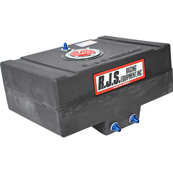 RJS Drag Race Fuel Cell, 8 Gallon Horizontal, Aircraft Style Flush Mount Cap, Sold as Each