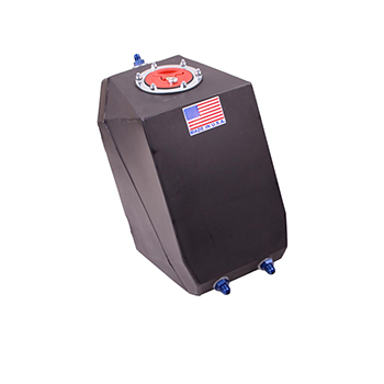 RJS, Drag Race Fuel Cell, 4 Gallon Upright, Aircraft Style Flush Mount Cap, Sold as Each