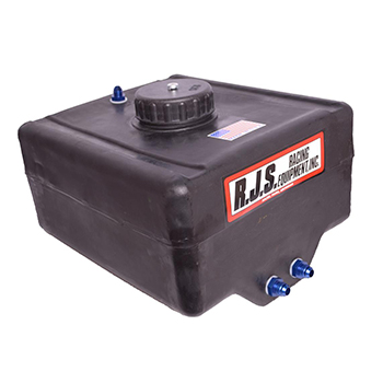 RJS Drag Race Fuel Cell 12 Gallon Horizontal, Aircraft Style Flush Mount Cap, Sold as Each
