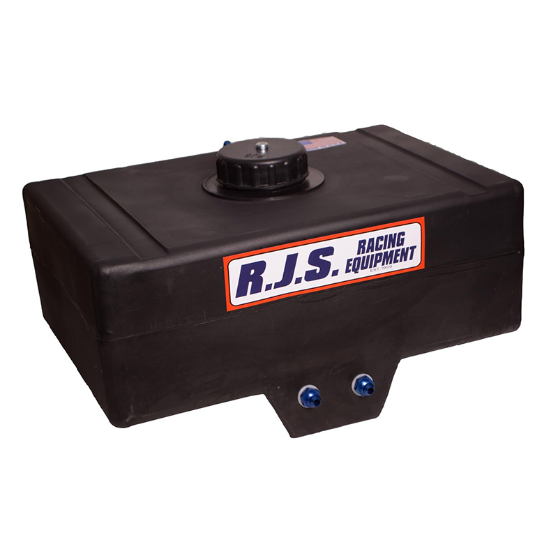 RJS Drag Race Fuel Cell, 15 Gallon Horizontal, Raised Plastic Cap, Sold as Each