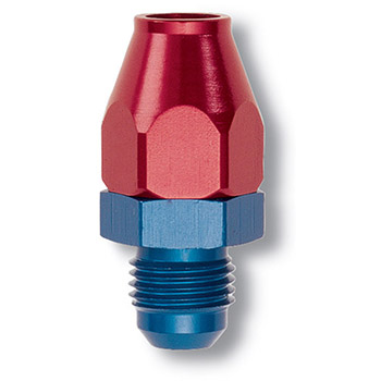 Russell, Alum. Line Hard Tube Adapter, -8AN Male to 1/2