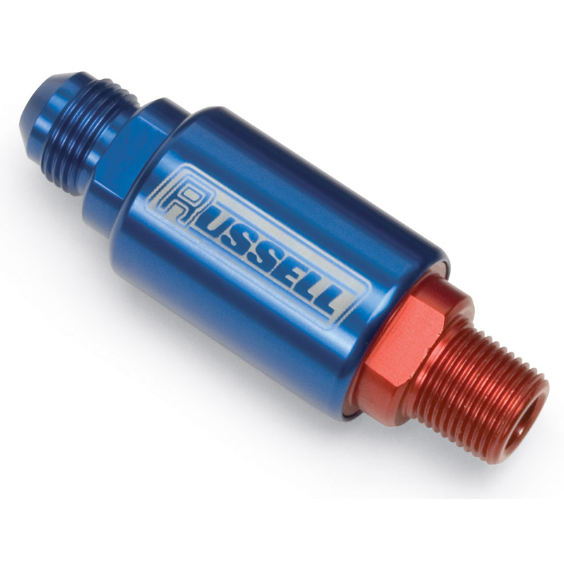 Russell, Competition Fuel Filter, 8AN Male, 3