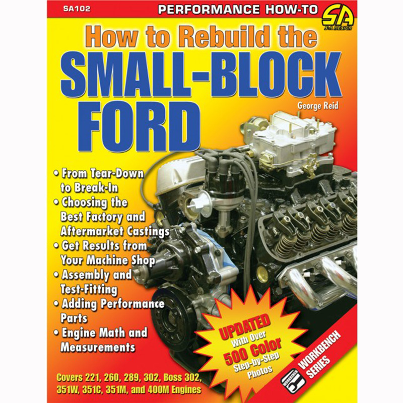 SA Design, How To Rebuild the Small Block Ford Book