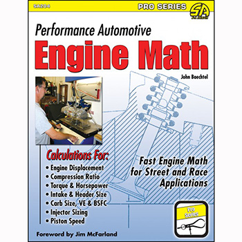 SA Design, Performance Automotive Engine Math Book, Sold as Each