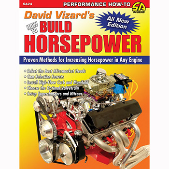 SA Design, David Vizard's How to Build Horsepower Book, Sold as Each