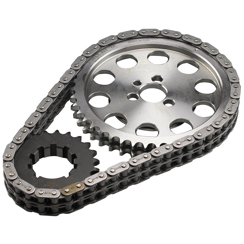 S.A. Gear, Billet Steel Double Roller Timing Set, Chev SB Competition