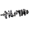 Scat, F43 Lightweight 4340 Steel Crankshaft, Chev SB 350 Main, 3.480