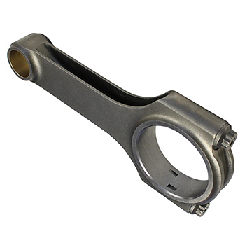 Scat 4340 Forged H-Beam Rods, Chev SB SJ, 6.000, Bushed, with 7/16