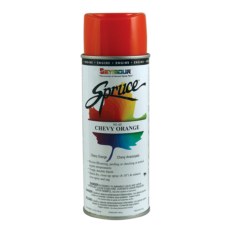 Seymour, Spruce Engine Paint, Chevy Orange, 12 FL OZ. 