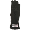 RaceQuip, 355 Series SFI 3.3/5 Double Layer Racing Gloves, Black, Small