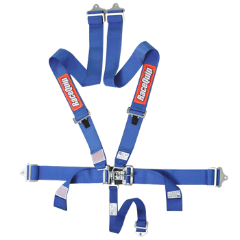 RaceQuip, 5-Point Twin Individual, Latch & Link Harness, Blue