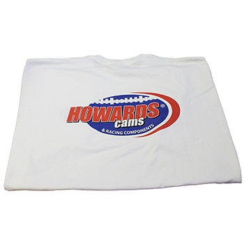 Howards Cams T-Shirt, 3X-Large, White