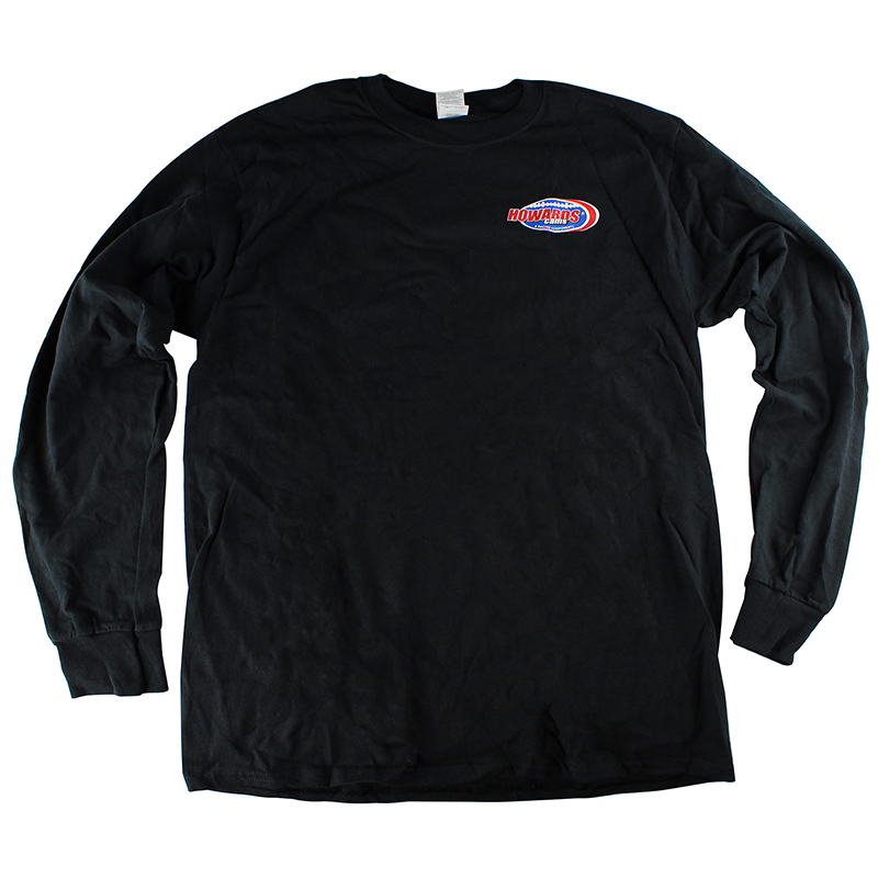 Howards Cams Long Sleeve T-Shirt, X-Large, Black