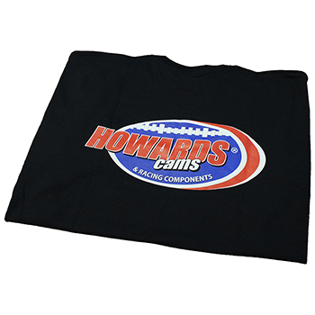 Howards Cams T-Shirt, Large, Black