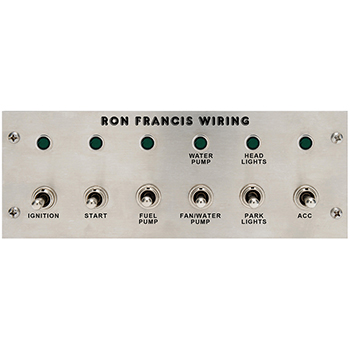 Ron Francis Wiring, Express Series Switch Panel, Pro Race Version