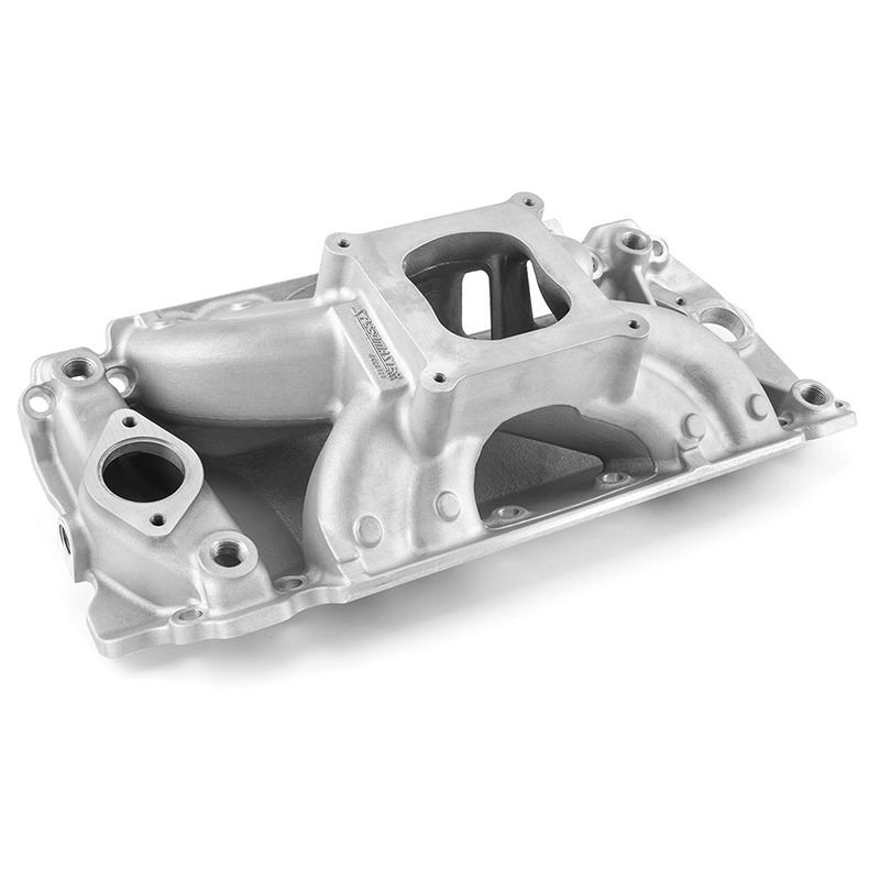 Speedmaster, Open Plenum Intake Manifold, Chev BB, Rect. Port, HiRise, Satin Finish