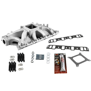 Speedmaster, HiRise Intake Manifold Kit, Ford 351W, Satin Finish